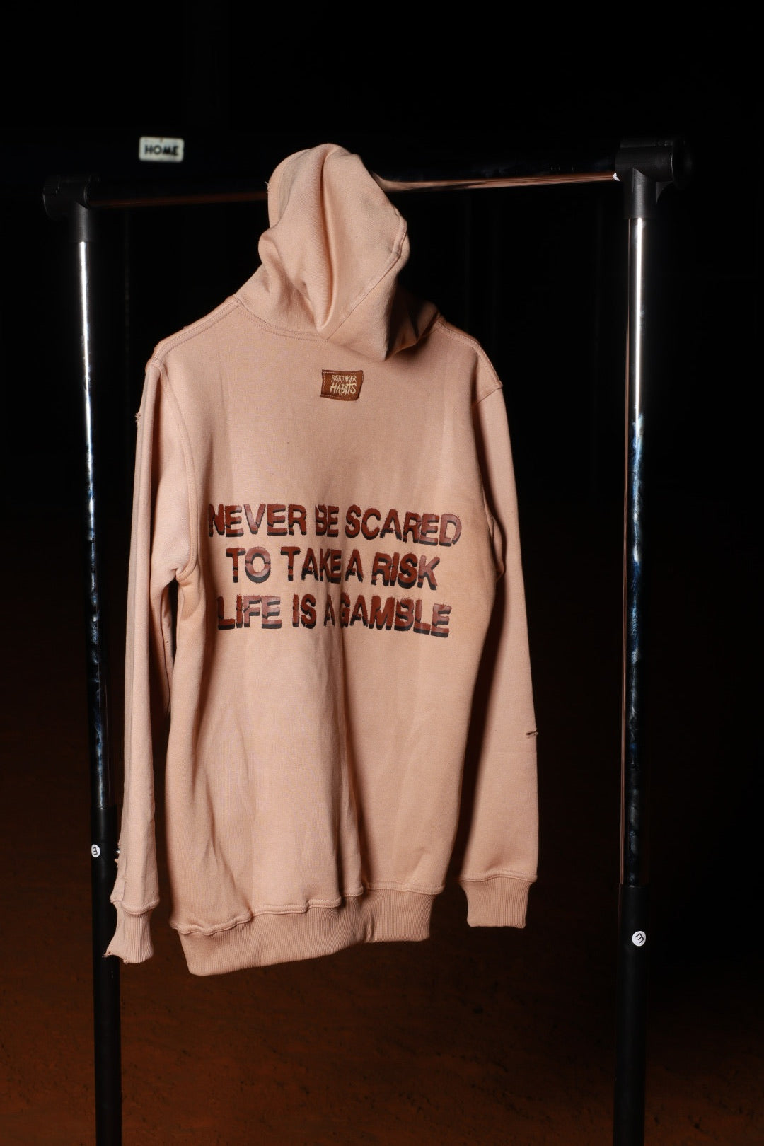 "Life's A Gamble" Brown Hoodie