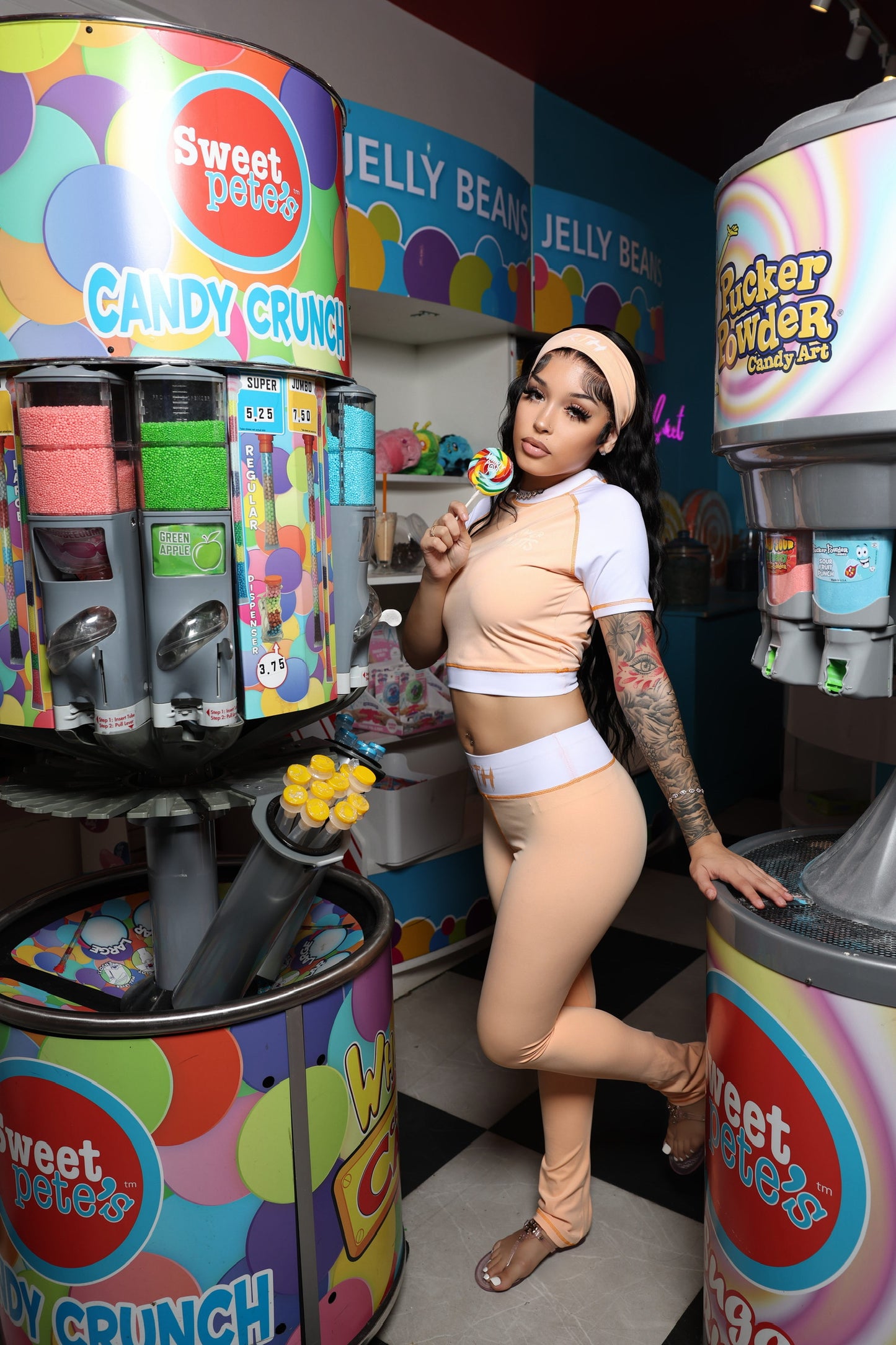 Peach 2 Piece Set + Headband