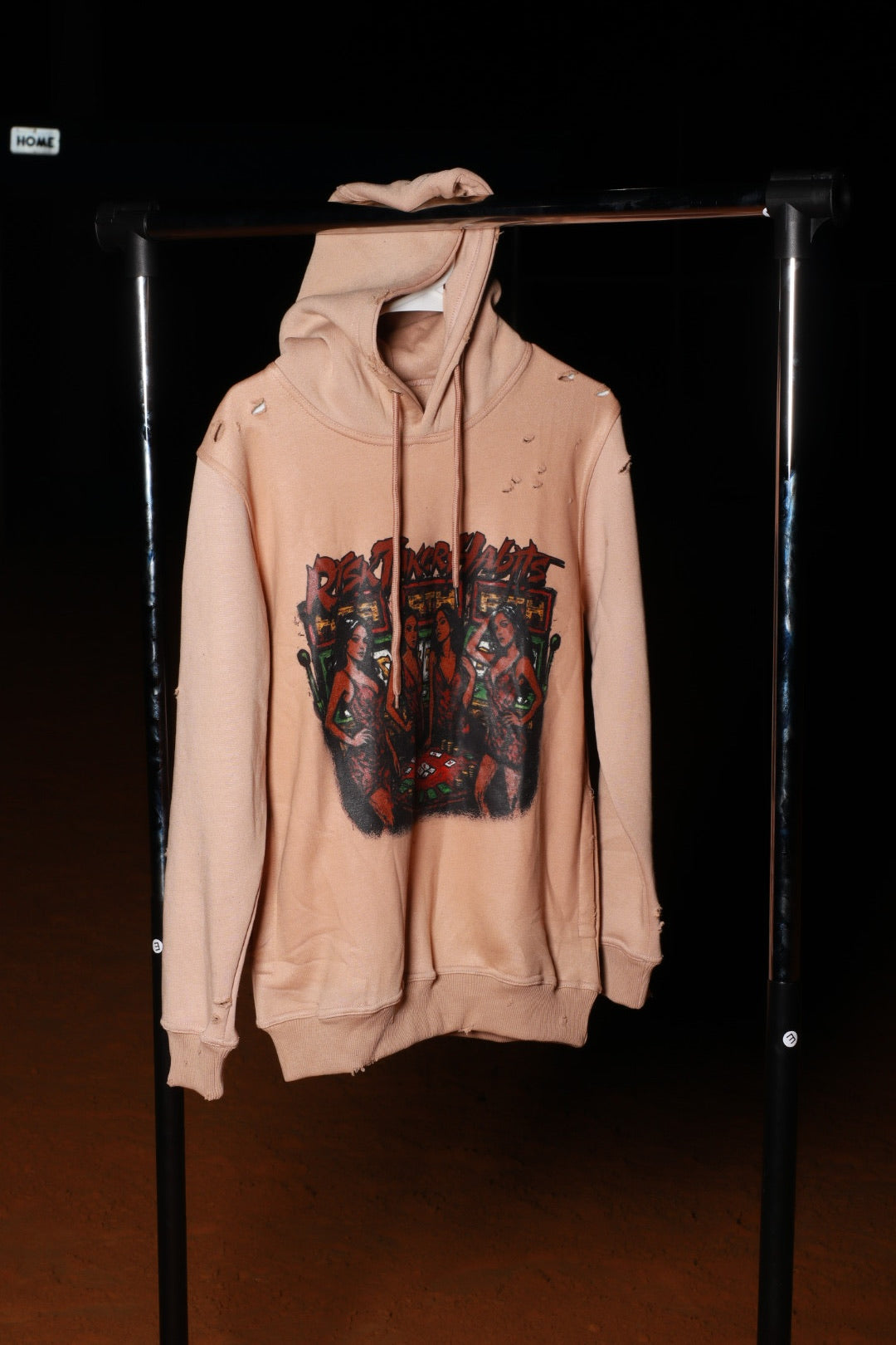 "Life's A Gamble" Brown Hoodie