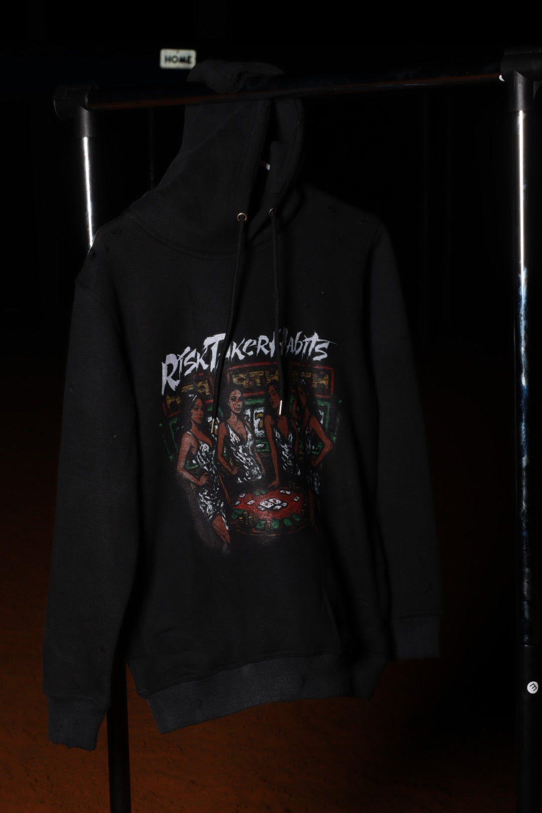"Life's A Gamble" Black Hoodie