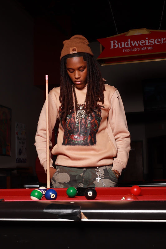 "Life's A Gamble" Brown Hoodie